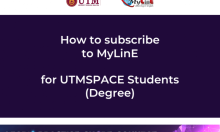 Subscribe MyLinE for UTMSpace Degree 2022