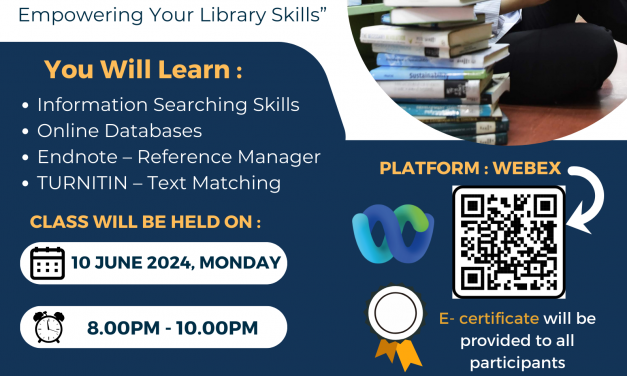 UTM Library: Research Information Literacy for Undergraduate, 10 June 2024