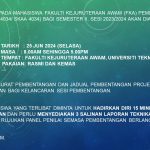 SESI PEMBENTANGAN PROJEK SARJANA MUDA (PSM) BAGI SEMESTER II, SESI 2023/2024