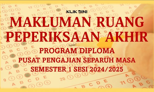 MAKLUMAN RUANG PEPERIKSAAN AKHIR (PROGRAM DIPLOMA) SEMESTER 3, SESI 2023/2024-KUALA LUMPUR