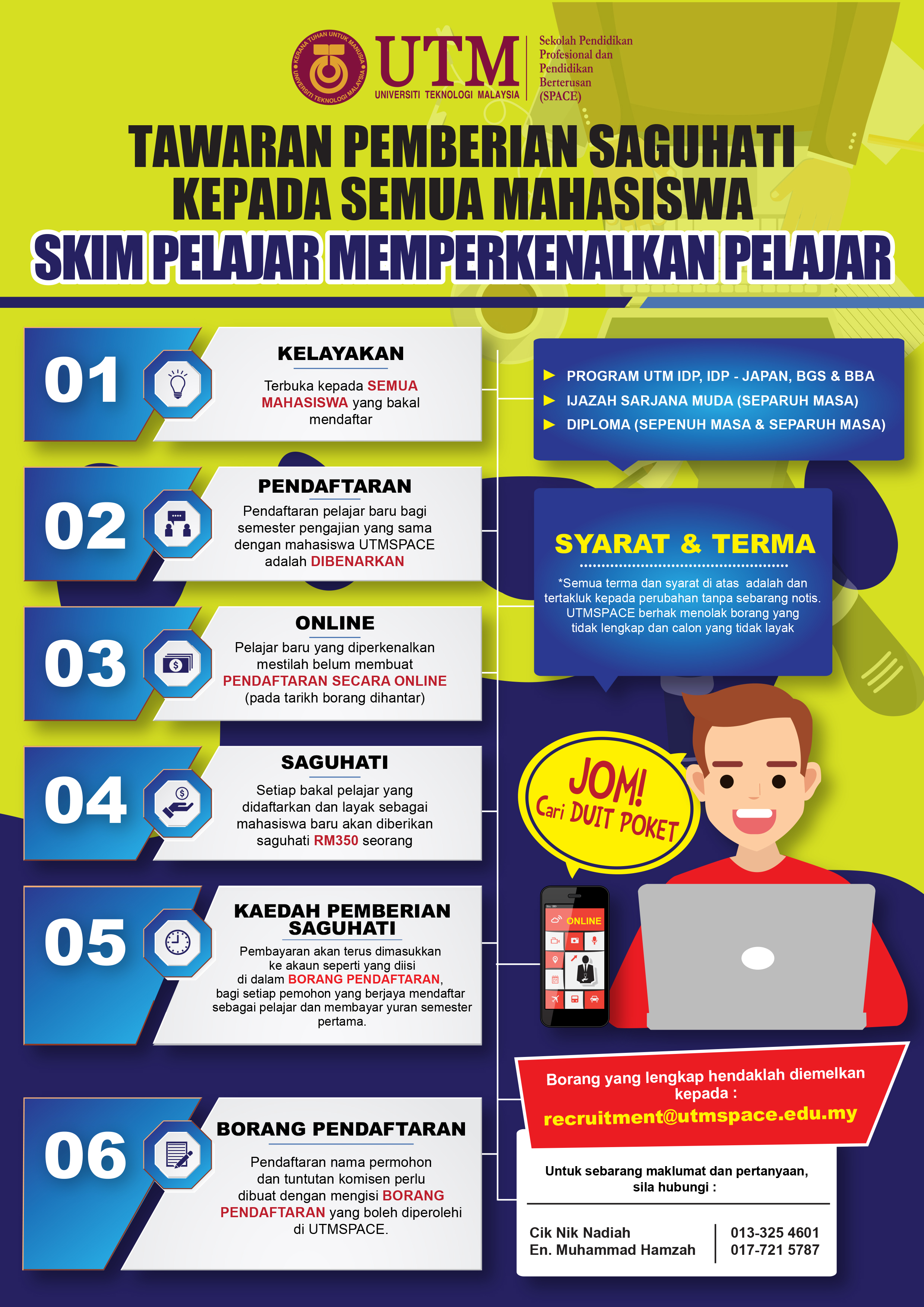 SKIM PELAJAR MEMPERKENALKAN PELAJAR Program Sarjana Muda (Sepenuh dan Separuh Masa) Ambilan September 2026